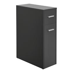 Helloshop26 - Meuble bas de salle de bain à 2 tiroirs gris foncé 03_0007663 - 3001893082729_0