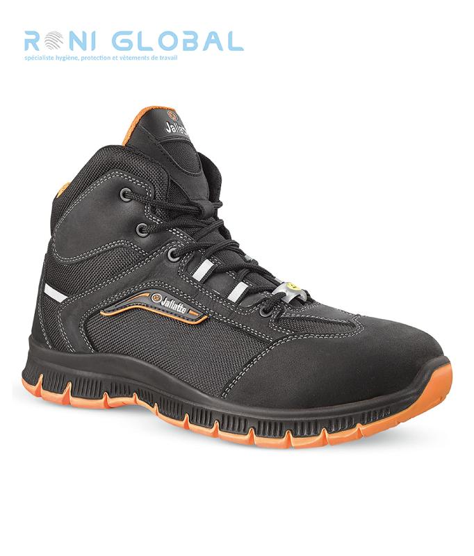 Chaussure montante de sécurité antistatique S3 SRC ESD - JALJAB JALLATTE - cuir hydrofuge, norme EN ISO 20345:2011_0