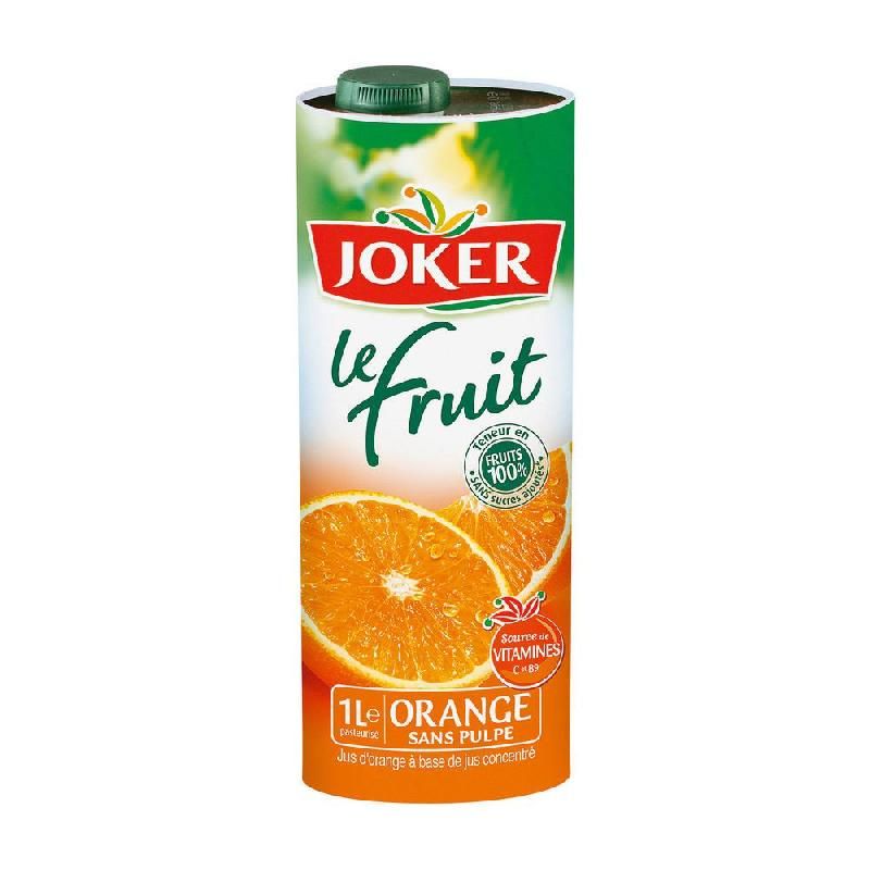 JOKER BOUTEILLES ORANGE JOKER 1 L (LOT DE 10)