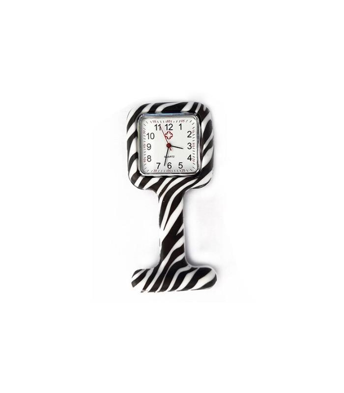 MONTRES INFIRMIÈRES ZEBRE NOIR BLANC - TENSIOMÈTRE MANUEL_0