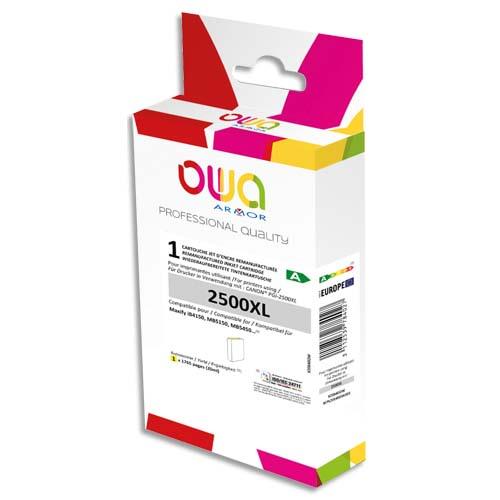 Owa cartouche compatible remanufacturée jet d'encre canon pgi-2500xl jaune k20640ow_0