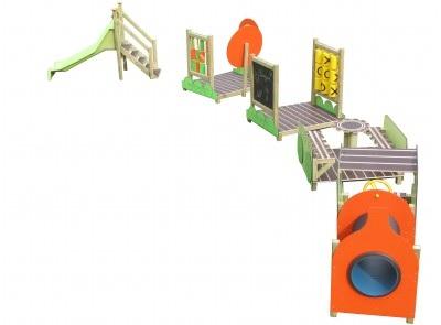 Petit train complet - Aire de jeux pour 1 à 6 ans_0
