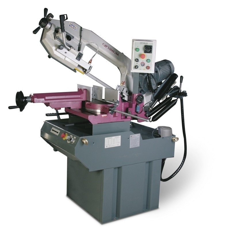 Scie à ruban Optimum S 310 DG Vario - 3290335 - Précision, archet rotatif, variateur de vitesse, Ø 255 mm_1