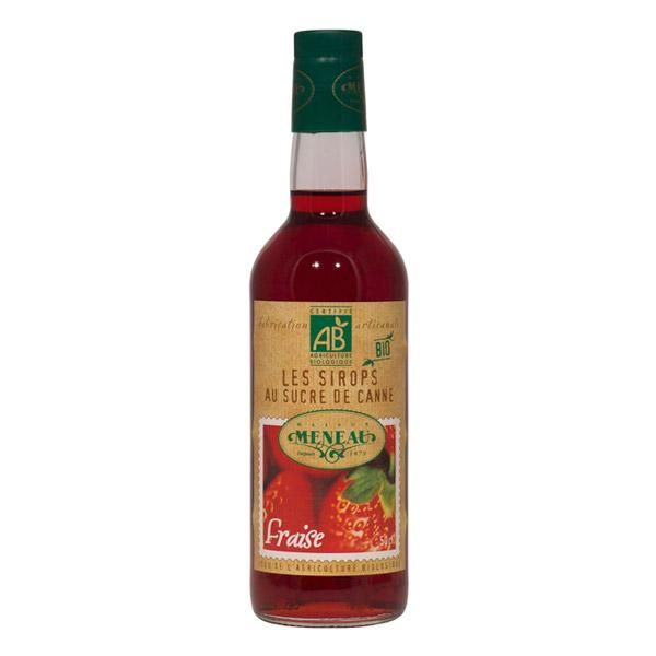 MAISON MENEAU SIROP DE FRAISE BIO 50 CL SIROPS BIO