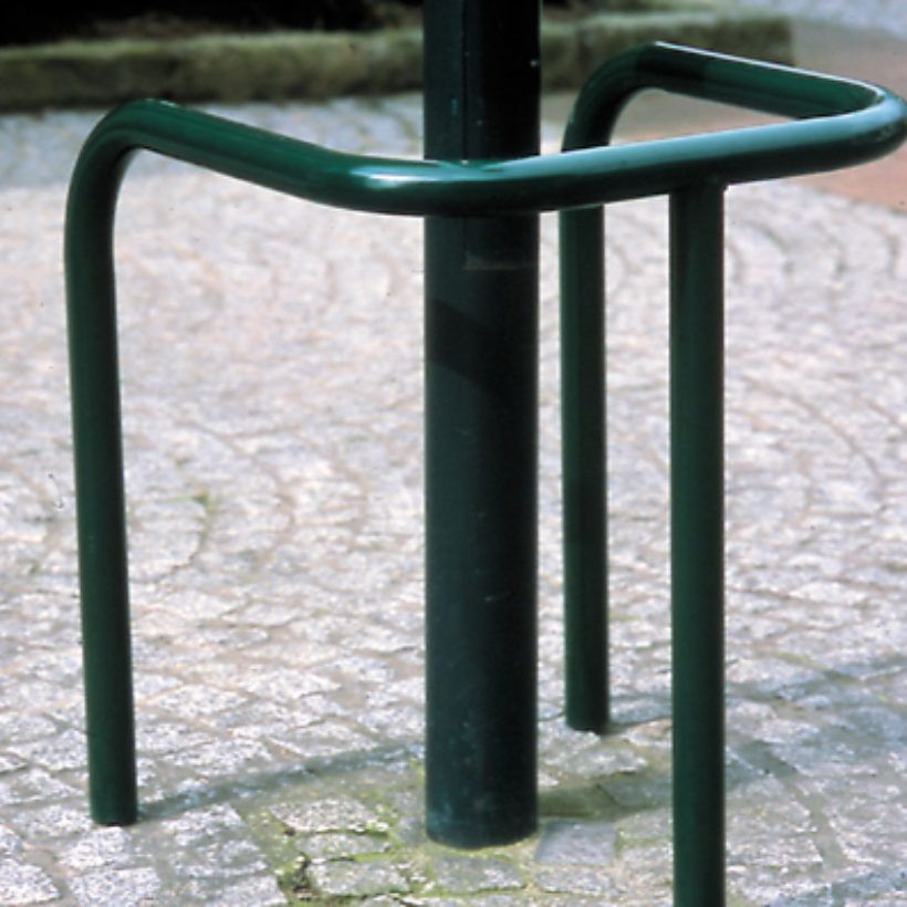 B338VVT Arceau urbain - Mottez - galvanisé vert - tube Ø50/2 - 650x650x650mm_0
