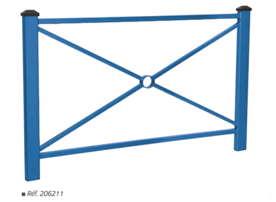 Barrière PAGODE design universel, discret et efficace - Deux longueurs 1080 ou 1580 mm_0