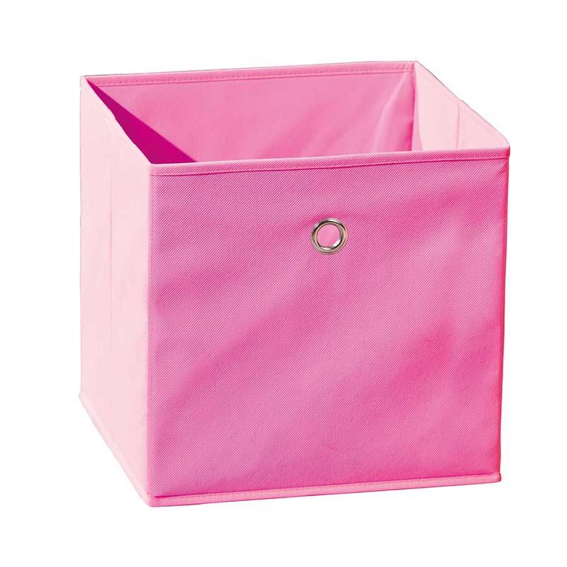 BOÎTE DE RANGEMENT PLIABLE KASE 32CM ROSE - PARIS PRIX_0