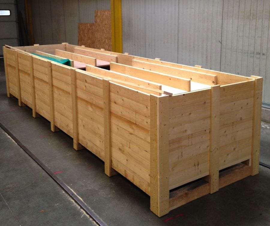 Caisse palette en bois sur-mesure pour le  transport d'objets lourds et/ou fragiles - palembal_0