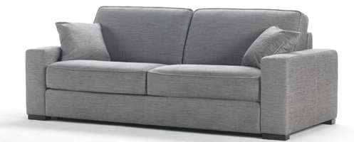 Canapé Haussmann - Chic et élégant - Disponible en tissu ou cuir, sur mesure et convertible_0