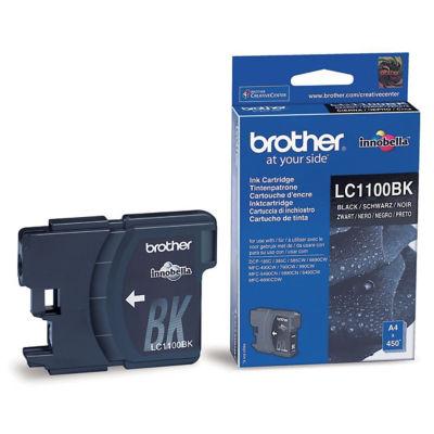 Cartouche Brother LC1100BK noir pour imprimante jet d'encre_0