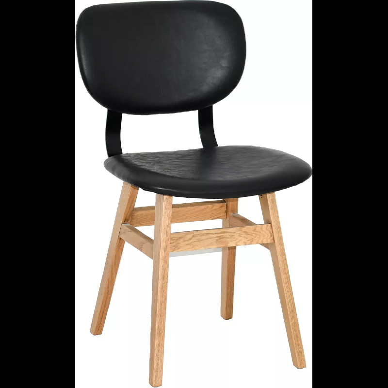 Chaise de restaurant JOLIVET - bois massif garni - intérieur contemporain_0
