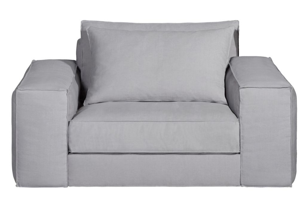 Fauteuil XXL Chamonix - Réf. CHAMONIXFAUTXXL - Design actuel et moelleux avec accoudoirs larges et coutures bord à bord_0