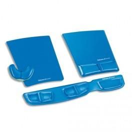 FELLOWES TAPIS SOURIS REPOSE-POIGNET GEL BLEU 9182201