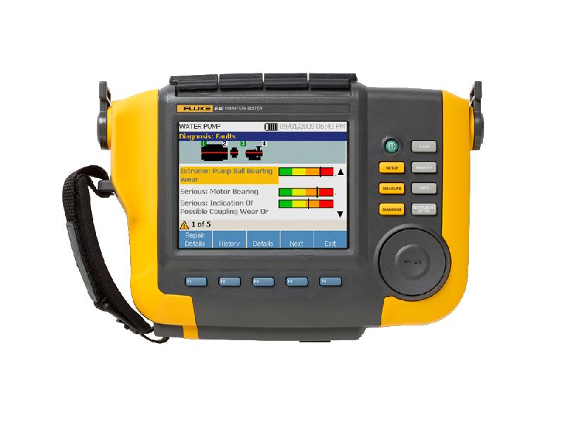 FL810 | Analyseur de vibrations avec tachymètre optique intégré, batterie Li-Ion_0
