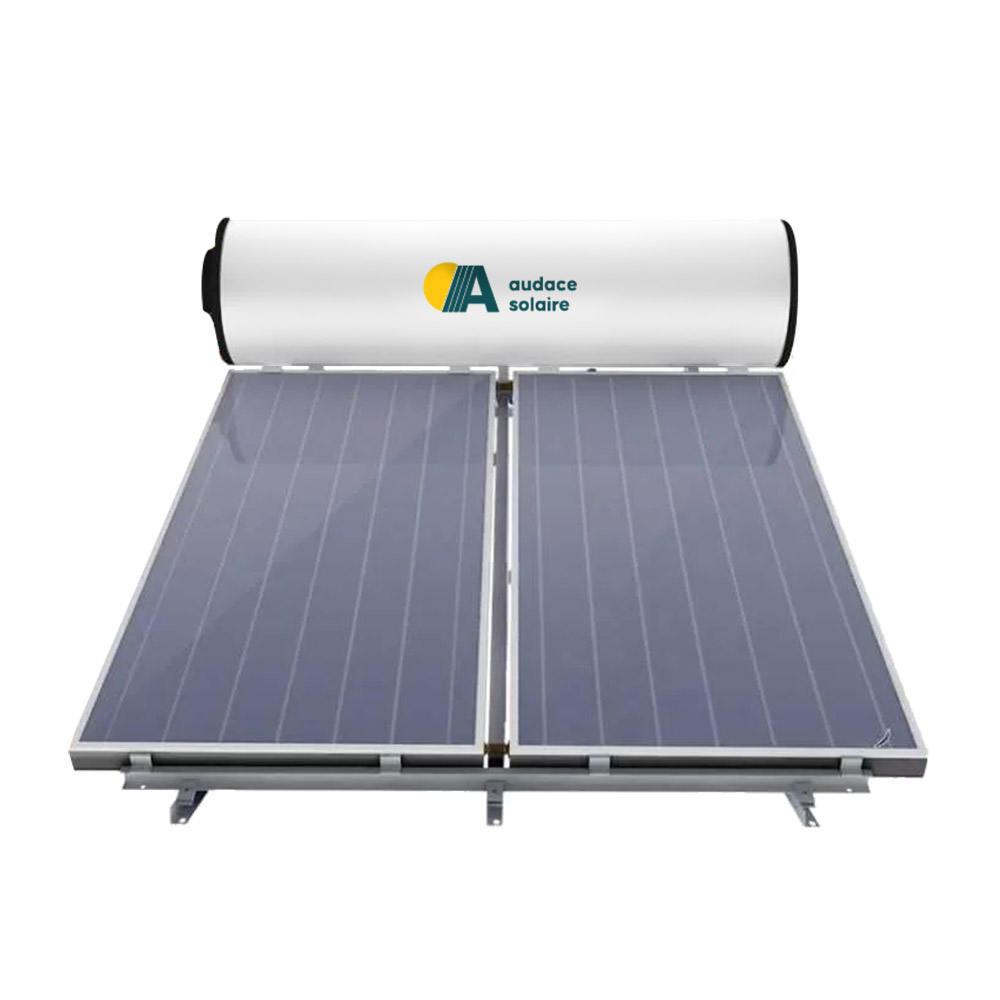 Kit chauffe-eau solaire thermosiphon 300 litres - 2 capteurs - Circuits fermés - 5 à 8 personnes max_0