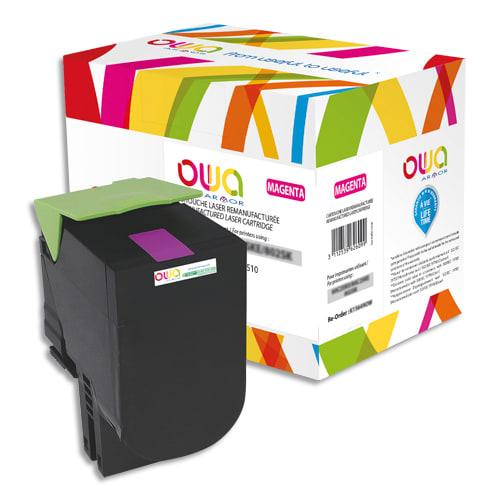 Owa cartouche compatible laser magenta lexmark 70c2hm0 k15824ow_0