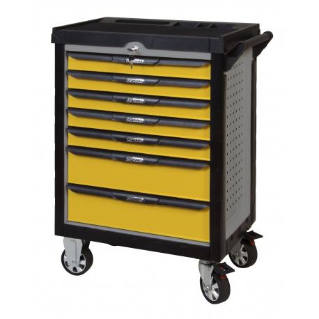 Servante ULTIMATE grise et jaune, 7 tiroirs - KS Tools | 814.0007_0