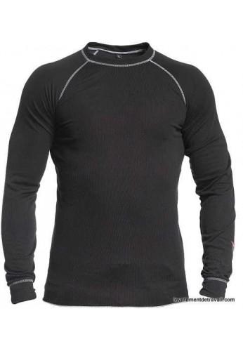 T-shirt manches longues chaud isothermique - Haute isolation et grande élasticité_0