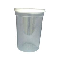 25 pots - Transparent alimentaire contenance 19 cl - Ø 71 mm Ht 91 mm - NICOTPLAST - P451 250_0