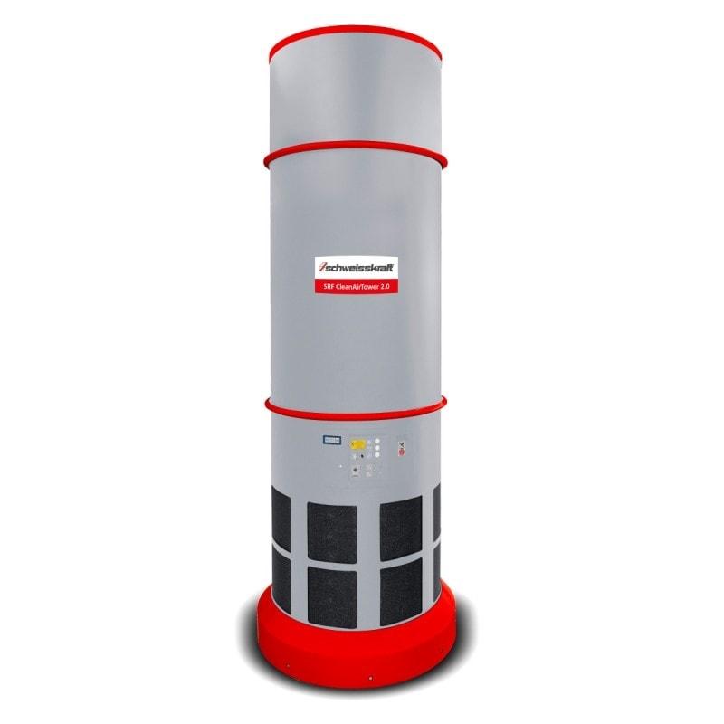 Aspirateur de fumées de soudure Schweisskraft SRF CleanAirTower 2.0 - Système de ventilation économique pour ateliers de production_0
