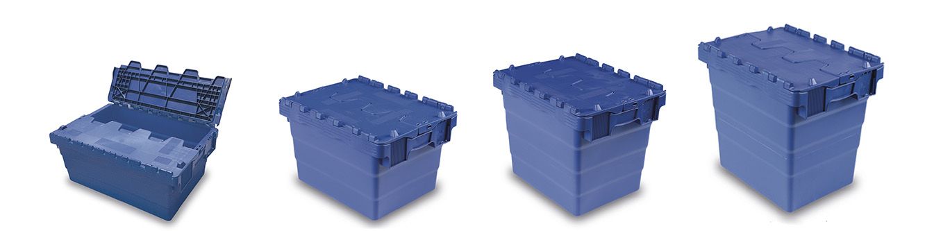 Bac en plastique avec couvercle intégré Congost Plastic - empilables, robustes et sécurisés_0