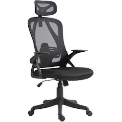 CLP Chaise de bureau Taos Noir - noir textile 324080_0
