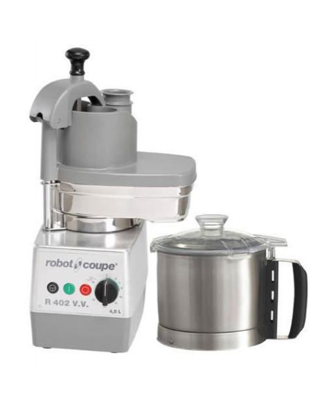 Combiné cutter et coupe-légumes ROBOT COUPE R402V.V. - Référence R402VV/2444 - 4,5 litres - Moteur asynchrone - Fabriqué en France_0