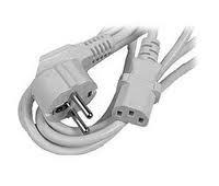 Cordon d'alimentation secteur - connecteur IEC13 - schuko - blanc - 2m - 10/16A_0