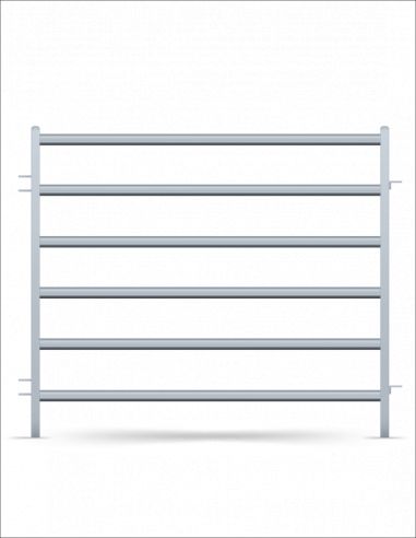 Barrière agricole YARDSMAN CP714416-2.2m(NOHC) - 220cm pour bovins - robuste et profil ovalisé_0