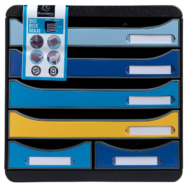 Exacompta Module BIG-BOX MAXI BeeBlue noir/bleu/jaune - multicolore matière synthétique 3124202D_0