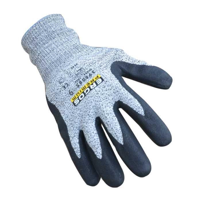 Gants de protection HPPE anti-coupures - Paume nitrile - Manutention fine - Normes EN 420 et EN 388_0