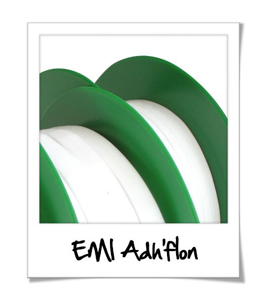 Joint EMI Adh'flon - 100% PTFE expansé avec face adhésive - Résistance chimique et haute température_0