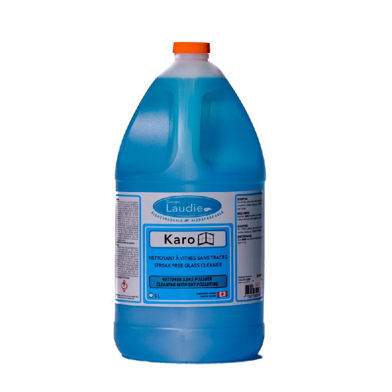 Karo - Nettoyeur liquide pour vitres à base d'ammoniaque - 4 x 5 litres - Produits Laudie_0