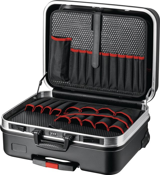 Mallette à outils Big Basic Move vide - Trolley KNIPEX - ABS avec cadre aluminium, capacité 20kg_0