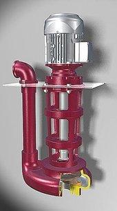 Pompe centrifuge verticale pour cuve ou bassin  fluide claire ou chargé_0