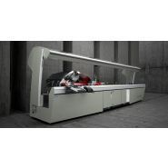 Precision RS - Tronçonneuse à double tête Emmegi - Lames Widia 600 mm - 5 axes contrôlés pour aluminium, PVC et alliages légers_0