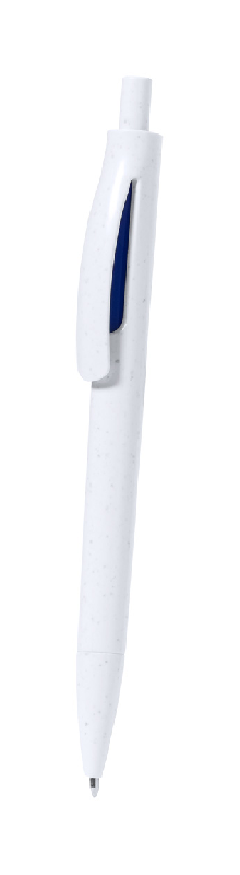Stylo à bille en ABS recyclé - Partie colorée - Encre bleue - 10g_0