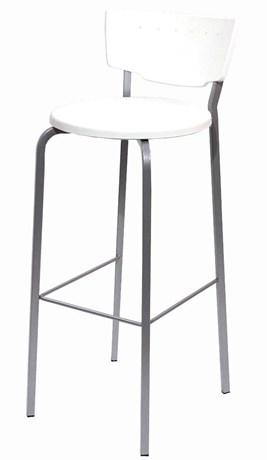 TABOURET DE BAR INES BLANC