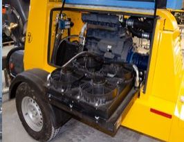 Pompe à chape CONVEY HD50 avec moteur diesel Stage V