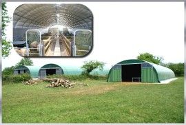 Tunnel d'élevage 9.30 adapté à tout type de productions ovines, caprines ou bovines._0