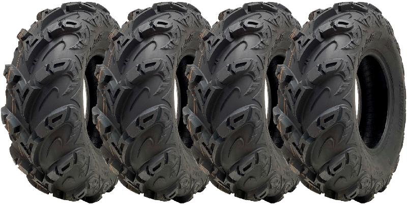 25x8.00-12 ATV Quad Tyre OBOR Mudsling WU05 E-Marked Road Legal 165kg (Set of 4)_0