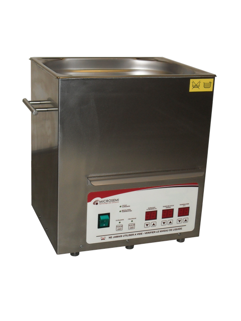 Bac de nettoyage par ultrasons Cleanex 912 - 9L - 250W - Acier inoxydable AISI 304_0