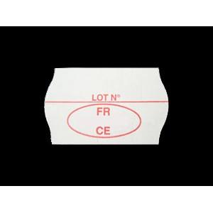 Boîte de 36 rouleaux - 36 000 étiquettes adhésives 26x16 mm - impression spéciale personnalisée_0