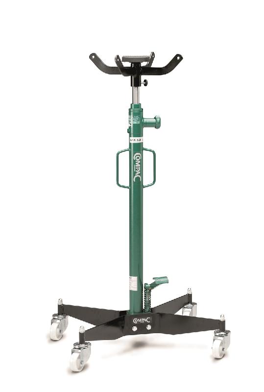 COMPAC - Cric de fosse spécial boîte de vitesse 525 kg - Adaptateur rotatif, coussin caoutchouc et système homme mort_0