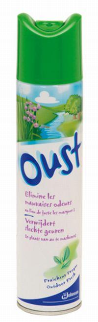 Désodorisant aérosol oust fraîcheur propre 300ml_0