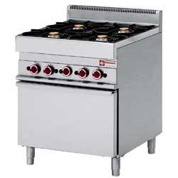 Fourneau gaz 4 feux vifs - Four électrique à convection GN 1/1 - G65/4BFEV7 (230V/3)_0