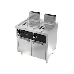 Friteuse à gaz  8l+8l série 600 sur placard - 3667335117413_0