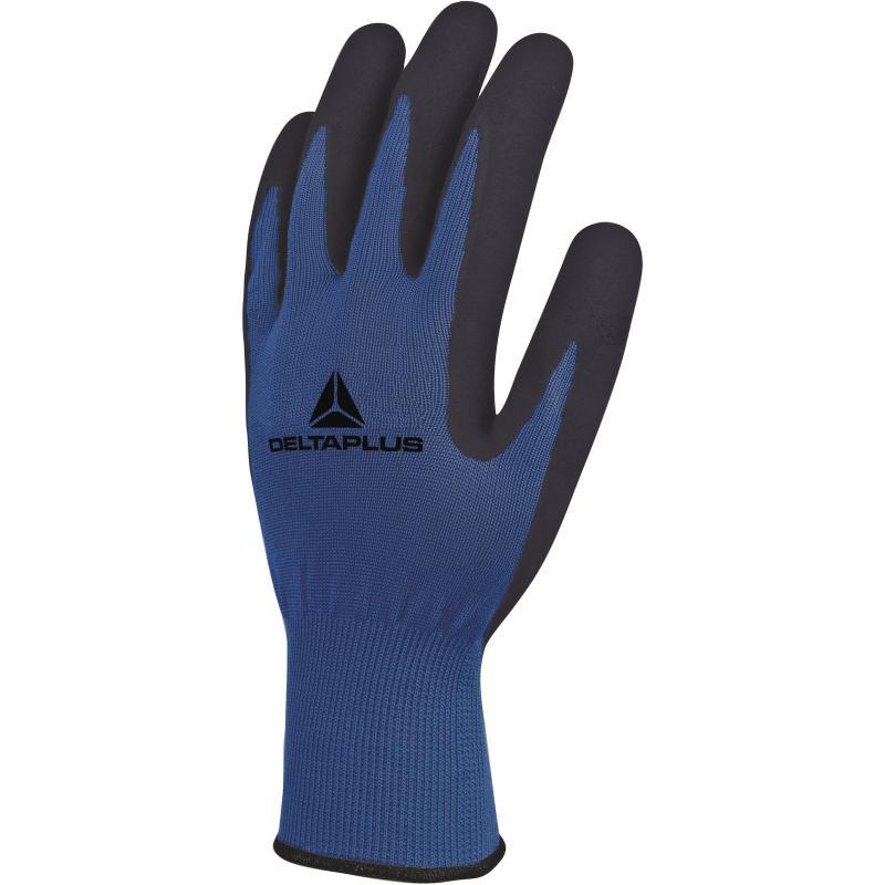 Gants de manutention - tricot polyester - paume mousse latex - VE631_0