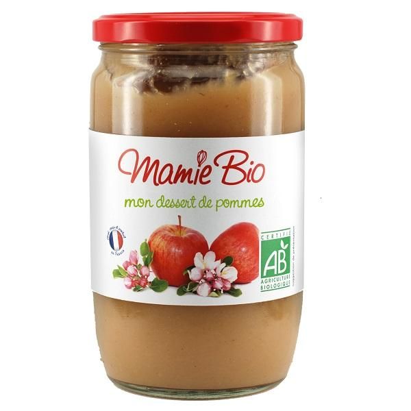 MAMIE BIO PURÉE POMMES BIO SANS SUCRES AJOUTÉS 680G DESSERTS