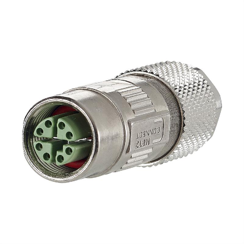 METZ CONNECT M12 connecteur codage X IP67, confectionner sur site_0